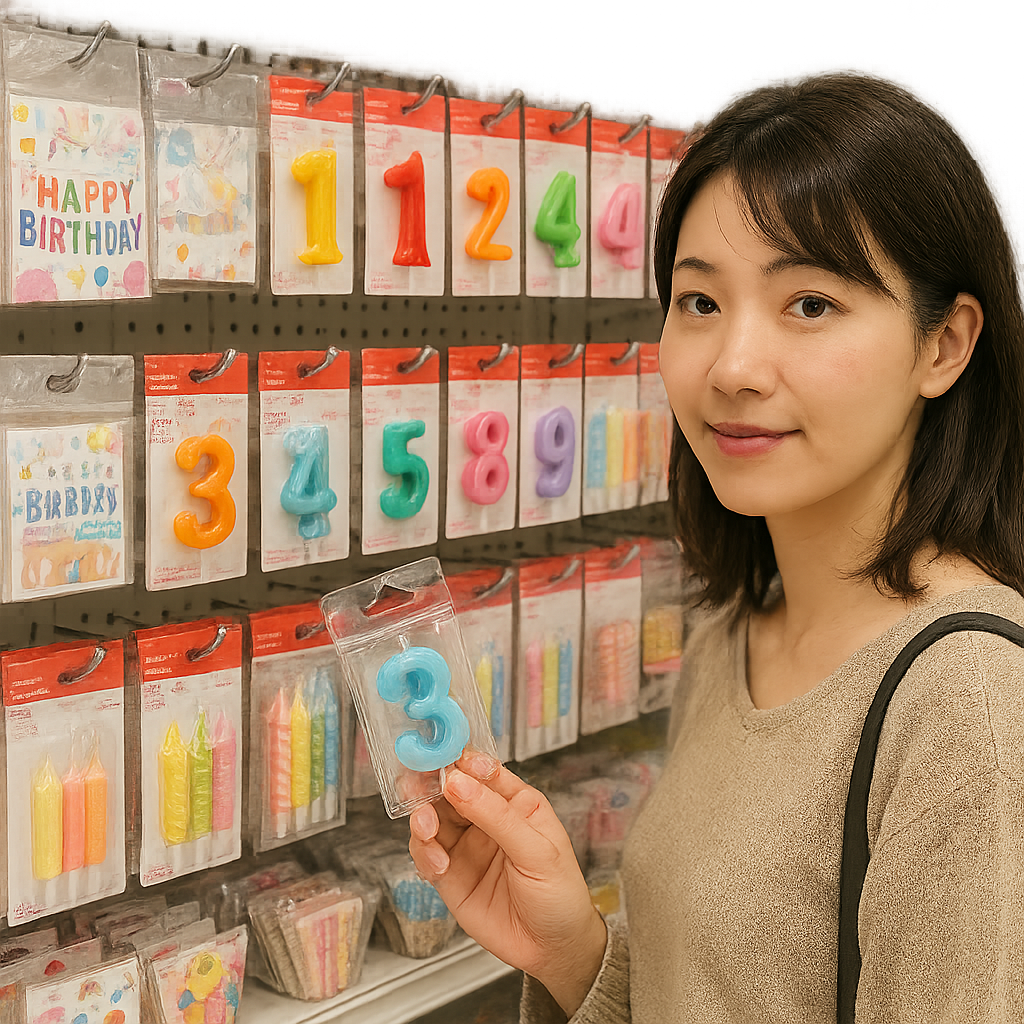セリアの数字ろうそくはどこで買える？売り場・種類・選び方をやさしく解説